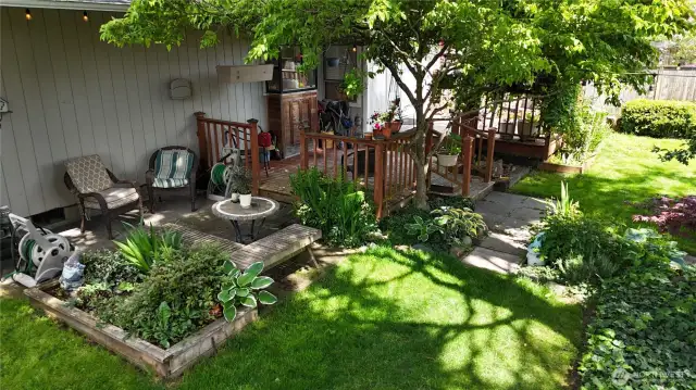 Extended patio area