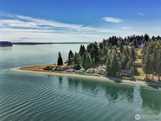 The actual "Point" in Johnson Point is just a few hundred feet to the north. It's the site of an old lighthouse from years ago.