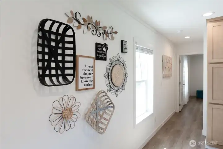 Hallway towards bedroom.