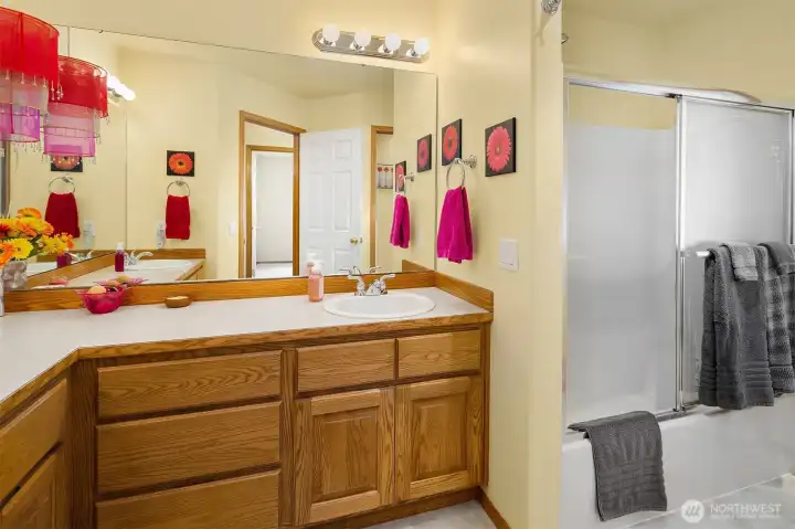 Guest bath with Double Vanity