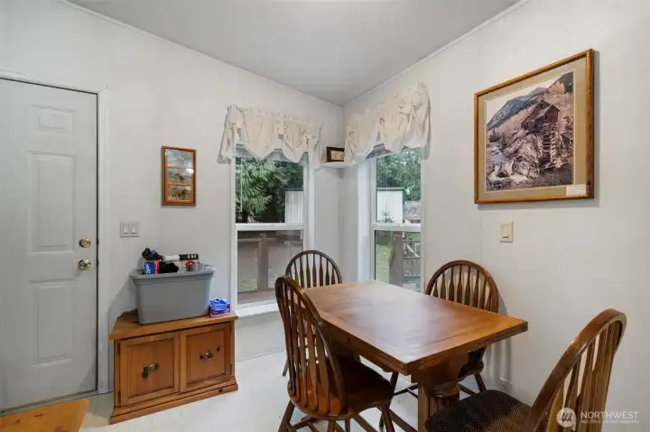 small dinette area