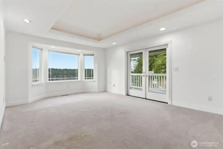 Second level primary bedroom