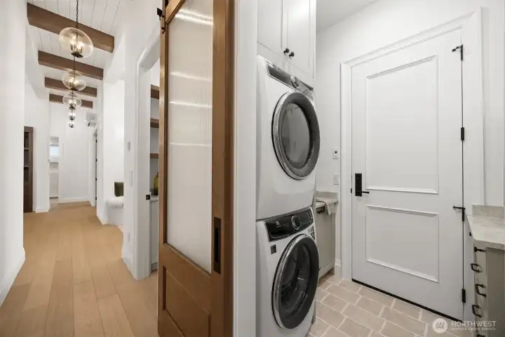 Solid, intentional, balanced, warm and crafted.