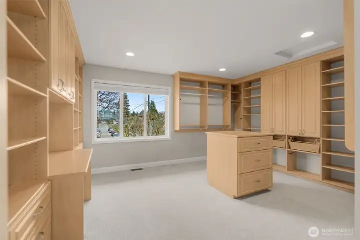Primary bedroom closet