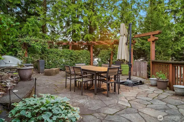 Community BBQ and Firepit area