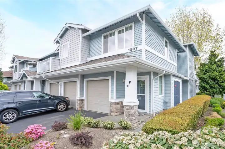 Beautifully manicured grounds create a welcoming and inviting setting.