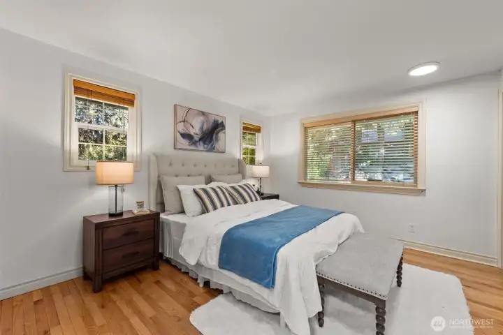 Master Bedroom with a bath suite