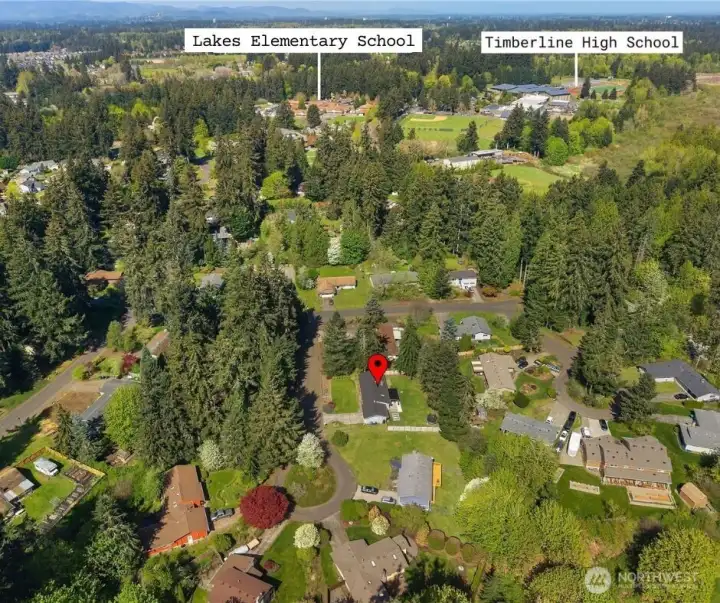 Fantastic location, minutes to Pattison lake, schools, I-5, JBLM, & local amenities. Schools less than half a mile away!