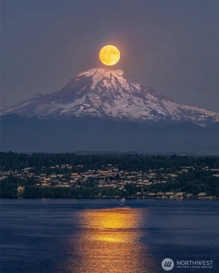 This beautiful view photo taken by homeowners from back deck