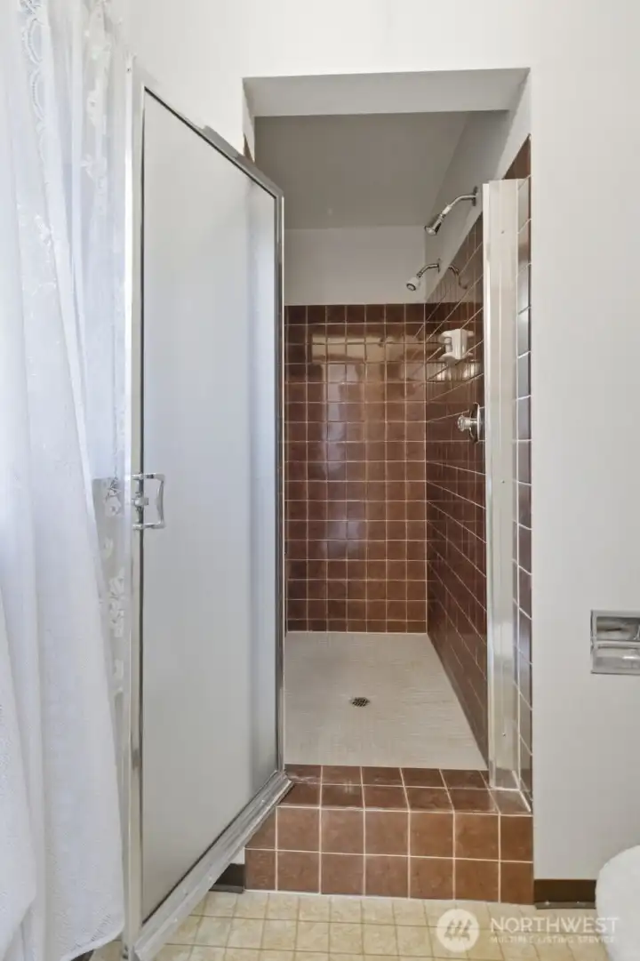 Primary shower Primary shower