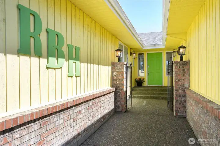 Front entry Front entry