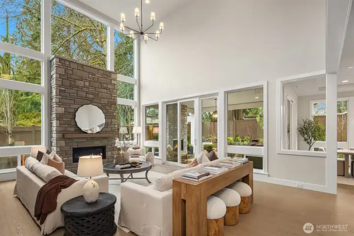 Staged photos of similar home on Lot 6.