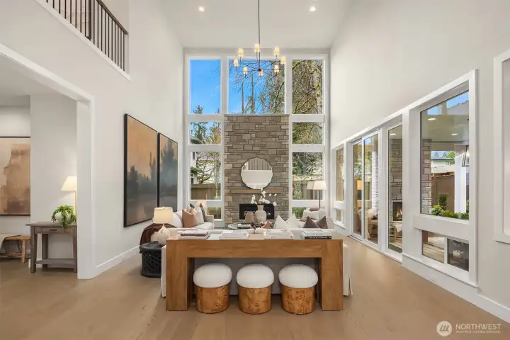 Staged photos of similar home on Lot 6.