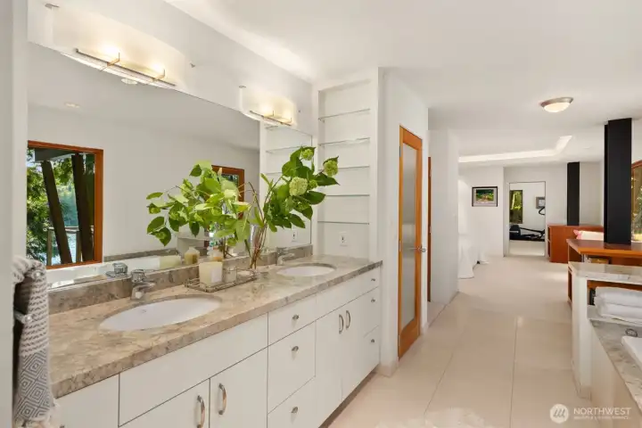 Primary suite bathroom