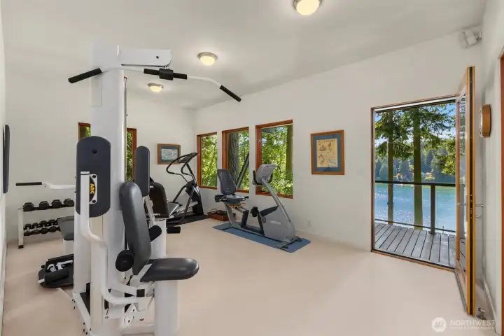 Home gym/flex space