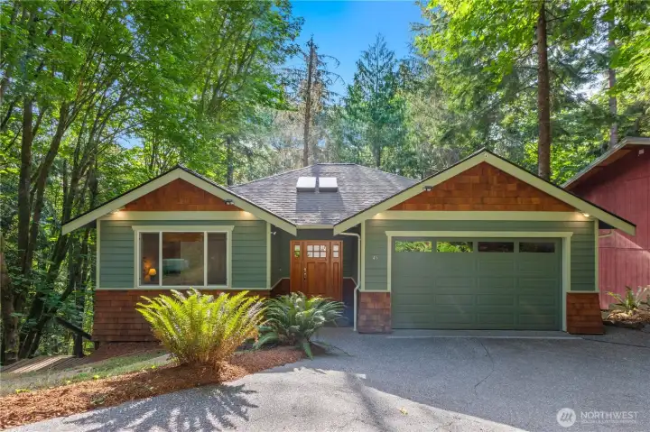 Welcome home! The lot to the left and behind the home are green belts.