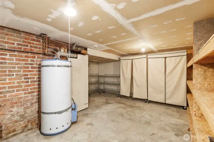 Basement storage area. Crawl space sealed and secured by crawl pros. Basement storage area. Crawl space sealed and secured by crawl pros.