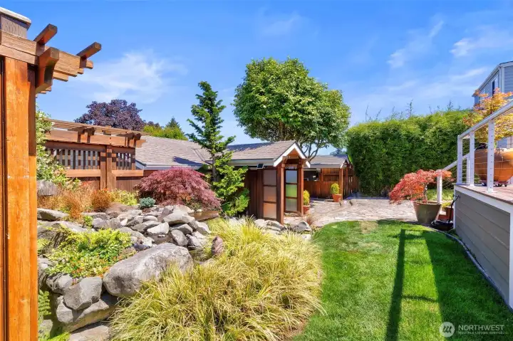 Fully Fenced backyard. Fully Fenced backyard.