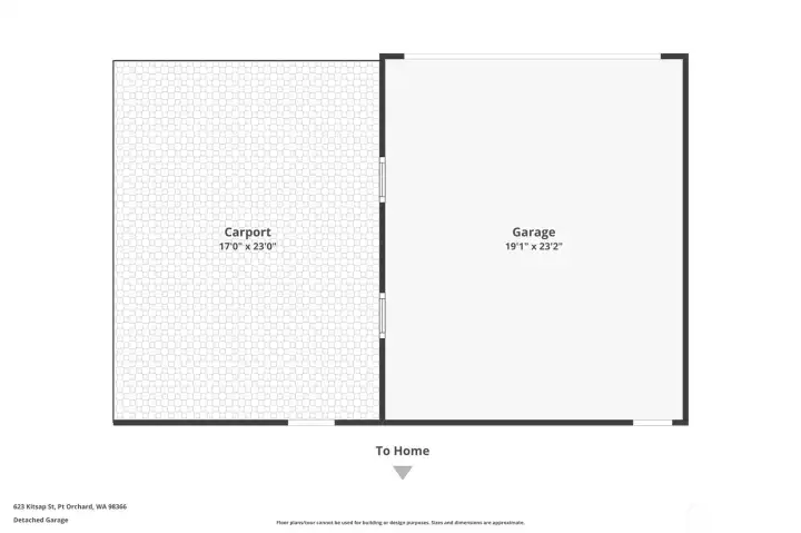 Back 2 car garage and extra parking. Back 2 car garage and extra parking.