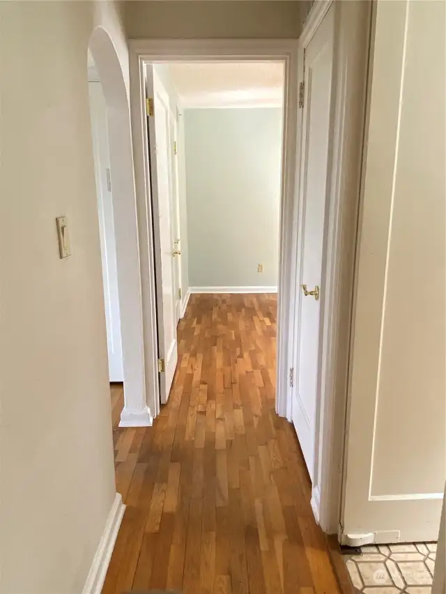 Hallway in between bedrooms 1 & 2!