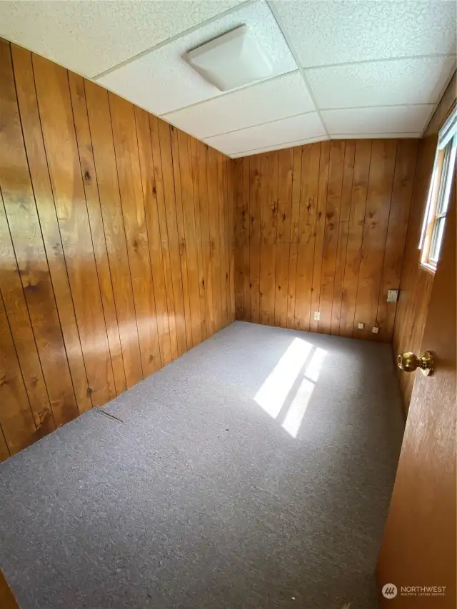 4th room that could be used as an office. Window facing backyard!