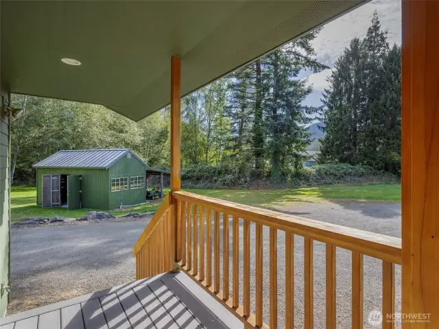 View from front porch.