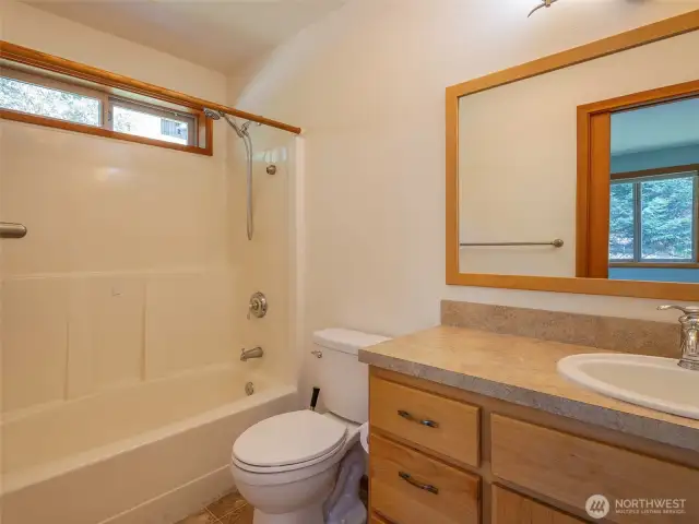 Master bathroom.