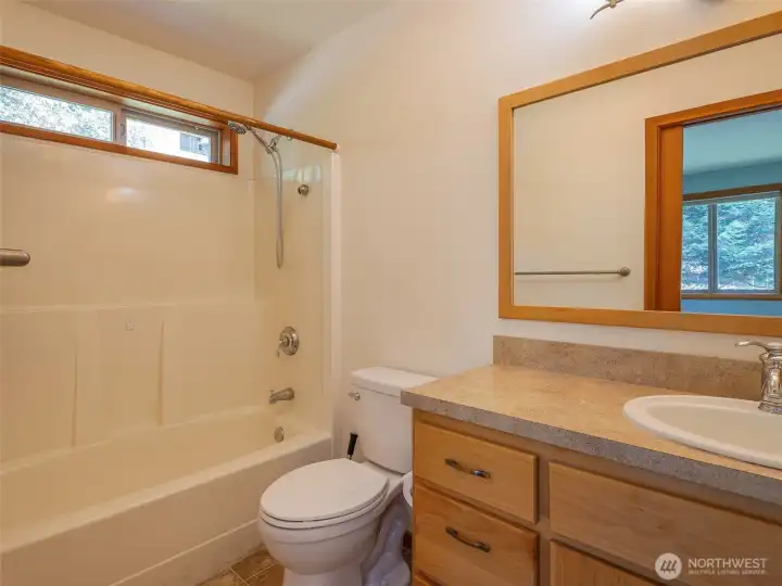 Master bathroom.