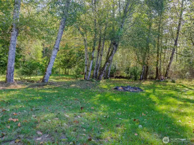 Relax by the camp fire at your own riverfront park!