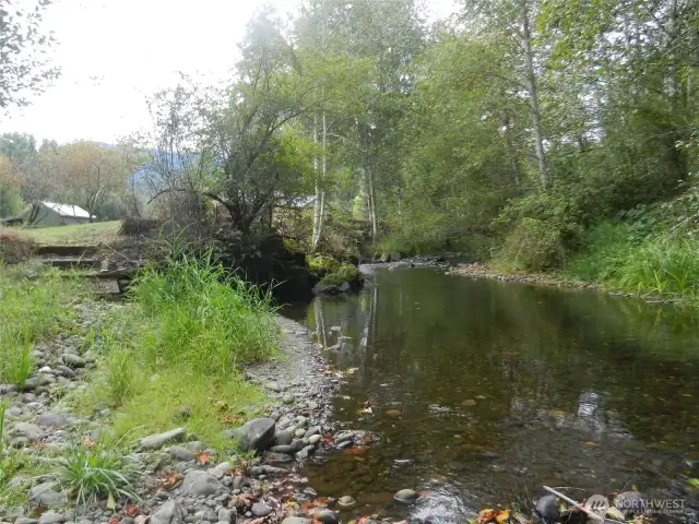 Just a few steps to your own private fishing hole! Riverfront has been upgrade with large bolder rip-rap to fortify the bank.