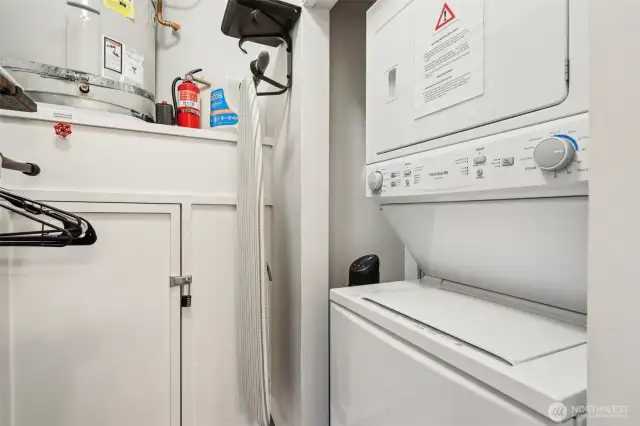 In-unit Stacked Washer and Dryer