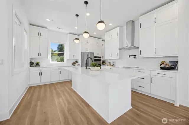 Spacious kitchen