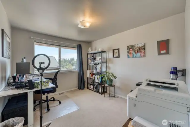 Bedroom #1 also makes a great office space.