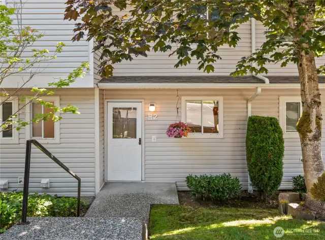 Beautiful Red Maple Tree for shade. Creates shade and privacy for 2nd bedroom.