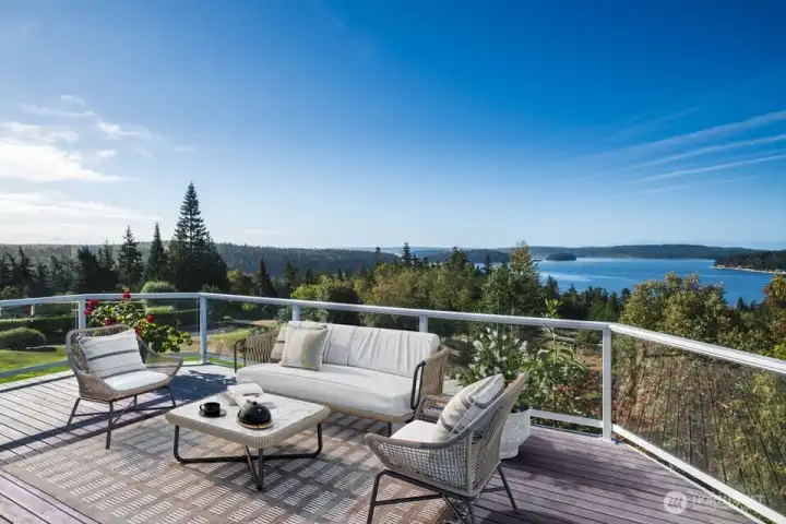 Expansive Deck with Southerly Waterviews