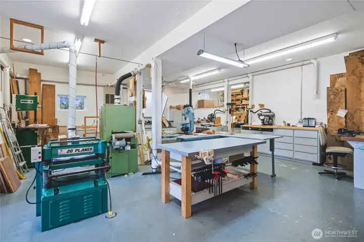 Woodworking Shop could be Shop Space for any hobby