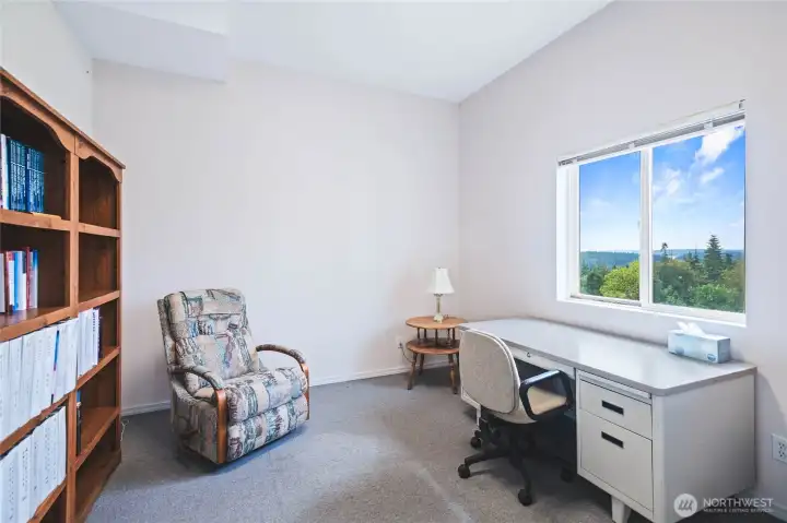 Shop includes private bath, office & slider to lower patio