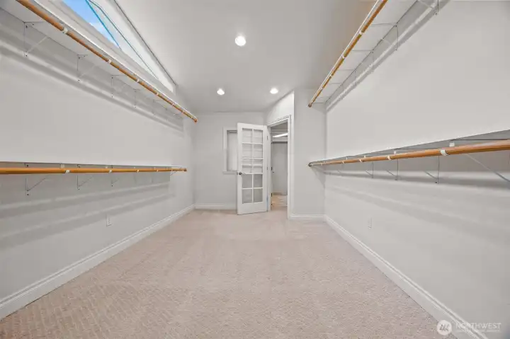 Walk THROUGH closet