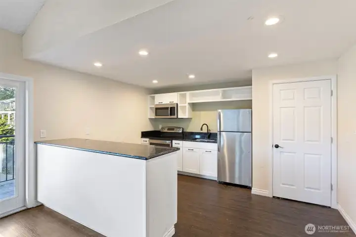 Community kitchen in clubhouse