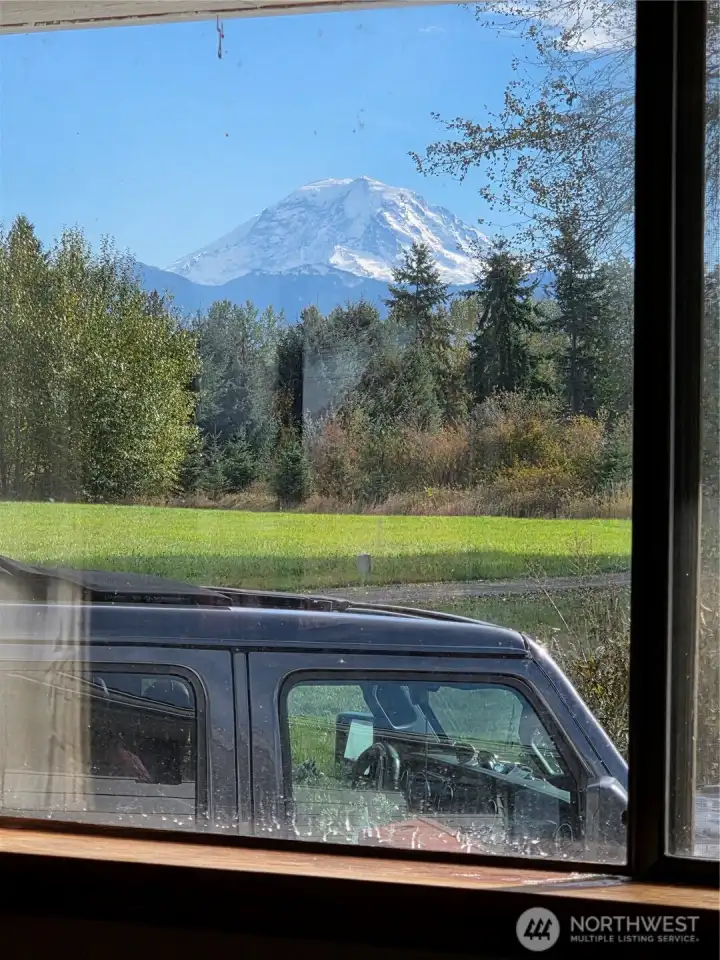 View out master bedroom window