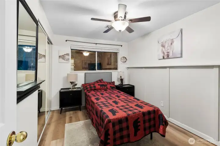 2nd bedroom across from main bath.