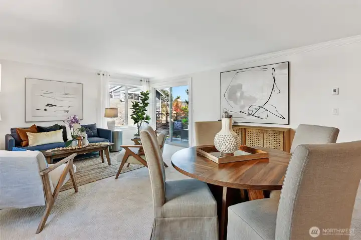 Wide open living space