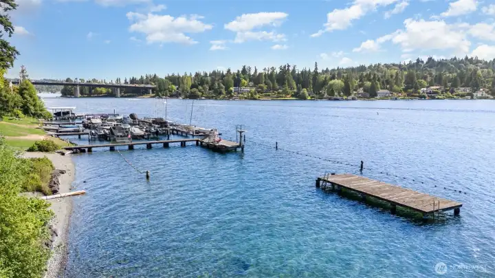Moorage is available for additional fee as part of your co-ownership of deeded waterfront.