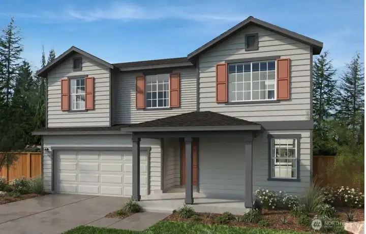 Front elevation of home