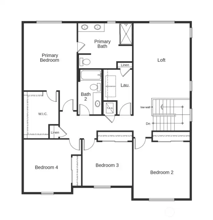 Second floor with loft