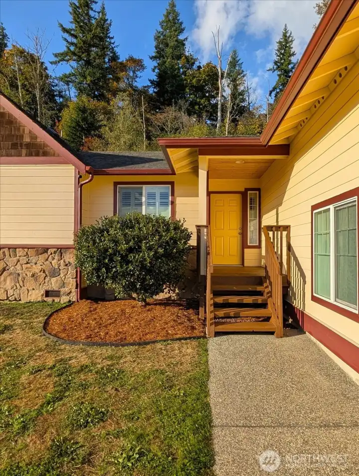 Exterior front entrance