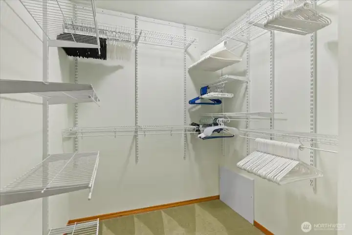 Main walk-in closet