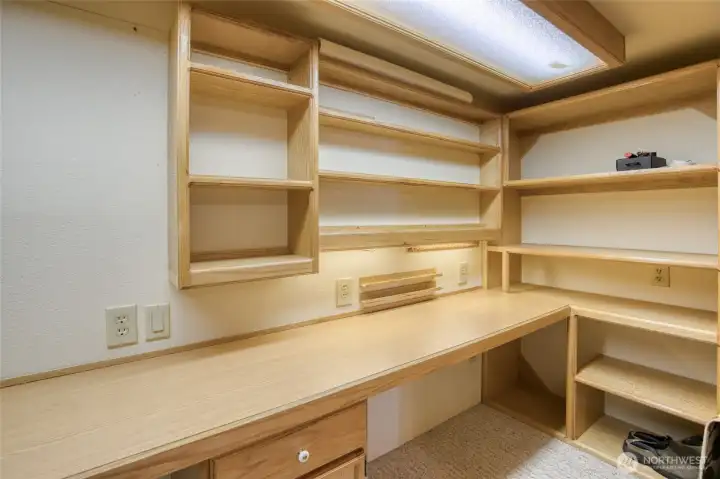 Bonus room closet space