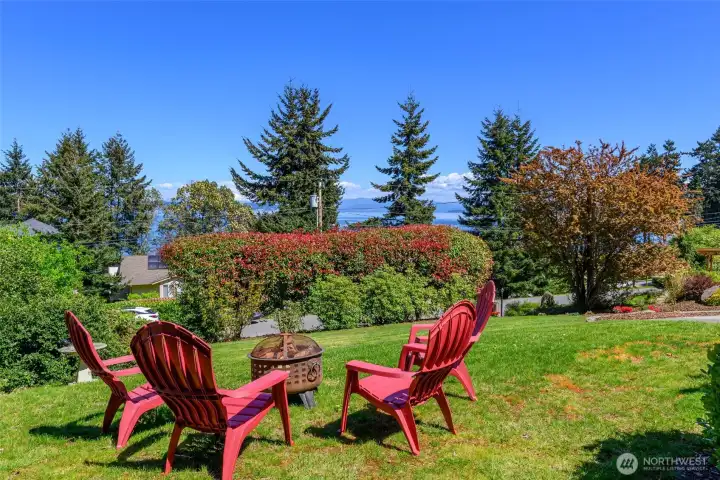 Enjoy views from your front garden