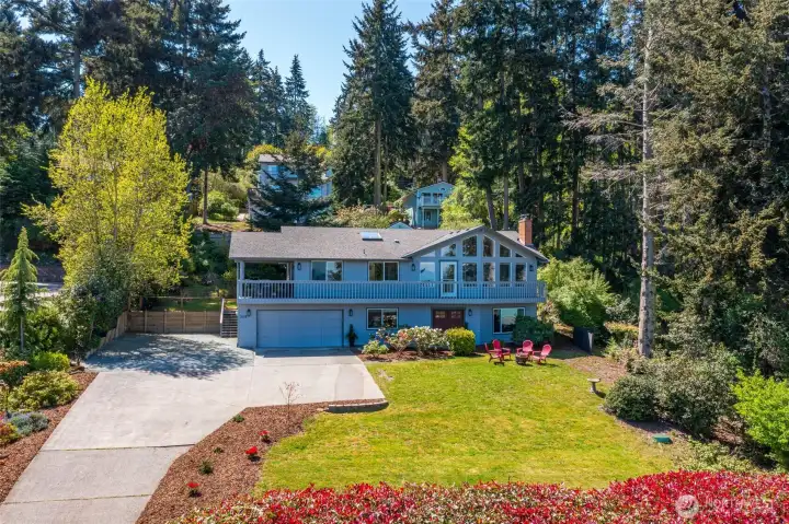 Beautifully mix of trees and low maintenance landscaping Beautifully mix of trees and low maintenance landscaping